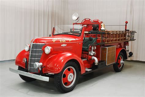 1938 Chevrolet Fire Truck - Hyman Ltd. Classic Cars | Fire trucks, Fire ...