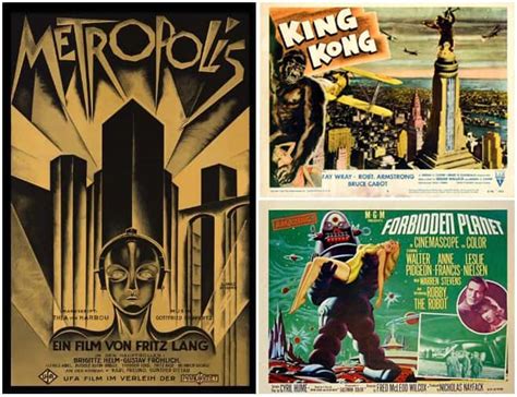 Retro Sci-Fi Movie Posters - Chocolate Sculptress