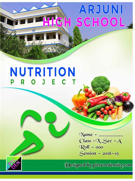 simple nutrition project cover page » Picture Density