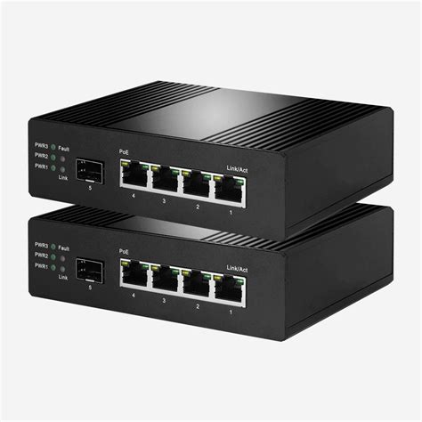 EMC Industrial Ethernet Switch Poe 4 Port Poe Switch VLAN SNMP