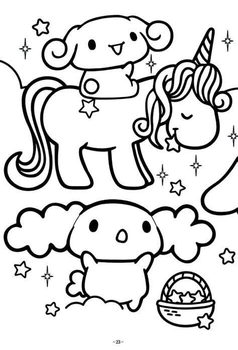 Sanrio Cinnamoroll Coloring Page - Free Printable Coloring Pages for Kids