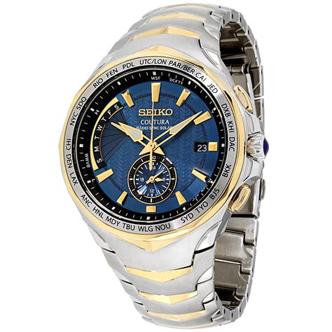 Seiko Coutura Solar Movement Blue Dial Men's Watch SSG020 29665189974 ...