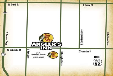 Anglers-Inn-Map - Bass Pro Angler's Lodge