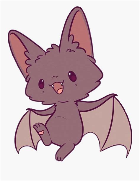 Transparent Cute Bat Png - Cute Kawaii Bat Drawing , Free Transparent ...