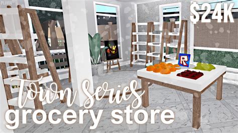 Bloxburg Town Series: Grocery Store (episode 6) | 24k - YouTube