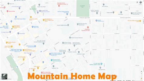 Mountain Home, Idaho Map