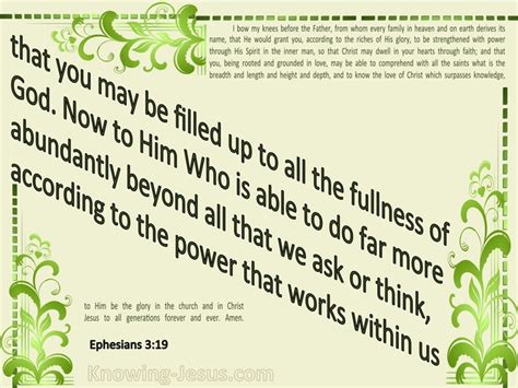 10 Bible verses about God's Fullness