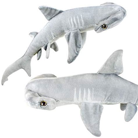 Tiger Tale Toys Giant Soft Plushie: MC the Hammerhead Shark | Over 2 1/ ...