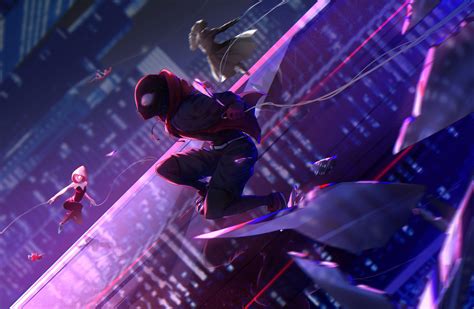 #Movie Spider-Man: Into The Spider-Verse Miles Morales #2K #wallpaper # ...