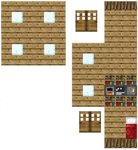 Papercraft house in 2024 | Diy minecraft, Minecraft printables ...