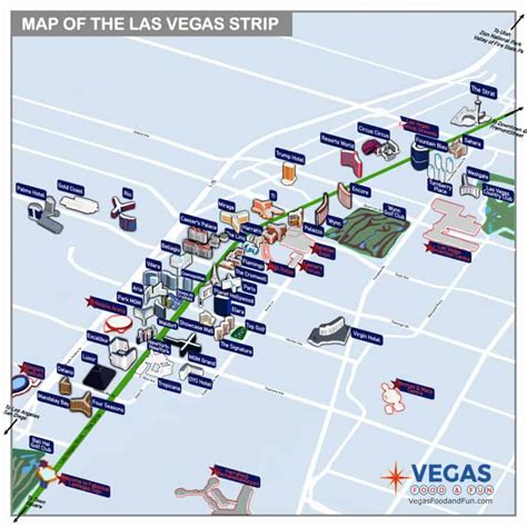 The Las Vegas Strip Map In 2024