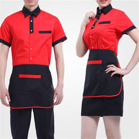 Cotton Red and Black Restaurant Uniform at Rs 750/piece in Chennai | ID ...