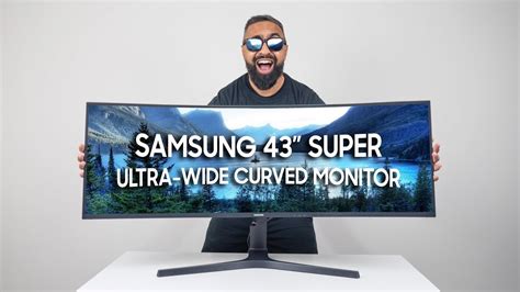 Samsung 43 SUPER Ultra-Wide Curved Monitor Unboxing (CJ89)