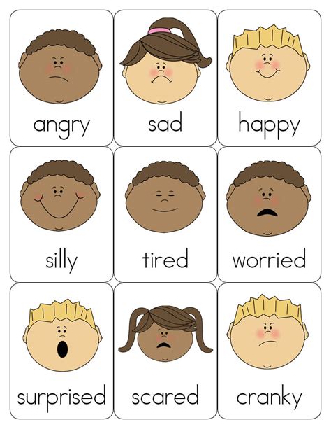 Preschool Activities For The Sad Emotion