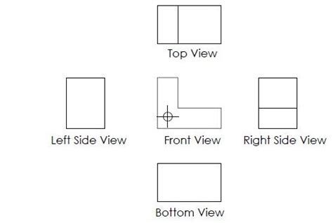 First Angle Projection Drawing Examples