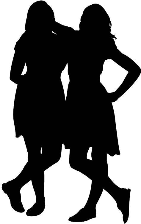 Best Friends Clipart Silhouette : Best Friends Silhouette Clip Art ...