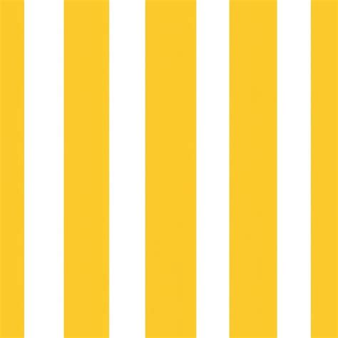 Yellow and white striped wallpaper with a clock on the top generative ...