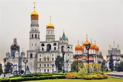 Moscow Kremlin Architecture. Color Photo. Stock Photo - Image of ...