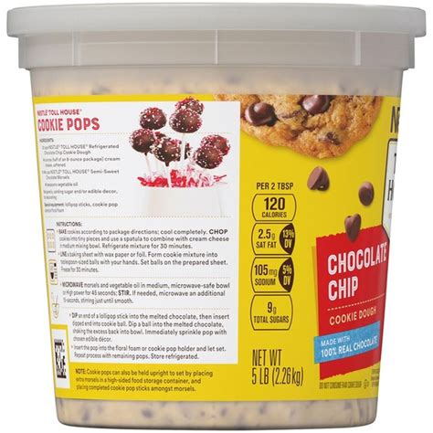 Toll House Chocolate Chip Cookie Dough (5 lb) - Instacart