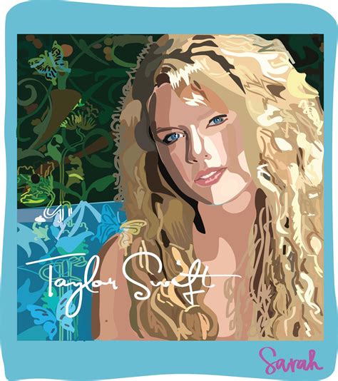 Drew Taylor Swift (debut album) in Illustrator : r/TaylorSwift