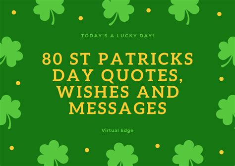 80 St Patricks Day Quotes, Wishes and Messages | Virtual Edge