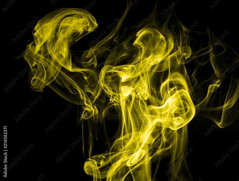 Yellow Smoke Background