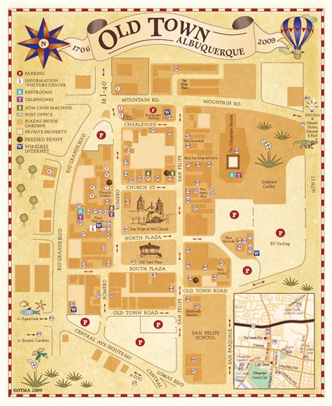 Albuquerque Old Town Map by Steve Hiatt - Issuu