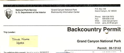 Backcountry Permits