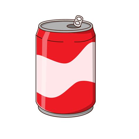 Soda can vector illustration in cartoon style 21503836 Vector Art at ...