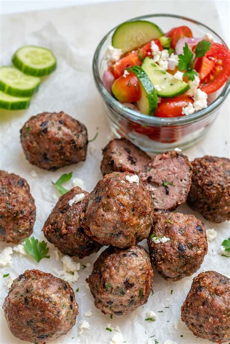 Mediterranean Grassfed Beef Meatballs for Yummy Clean Eats! | Recipe ...