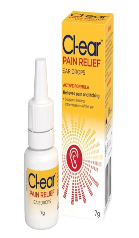 Buy Cl-Ear Pain Relief Ear Drops 12ml - Dock Pharmacy