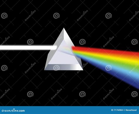 Dispersion of light stock illustration. Illustration of spectrum - 7176984