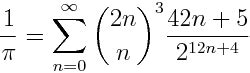 A Ramanujan series for calculating pi