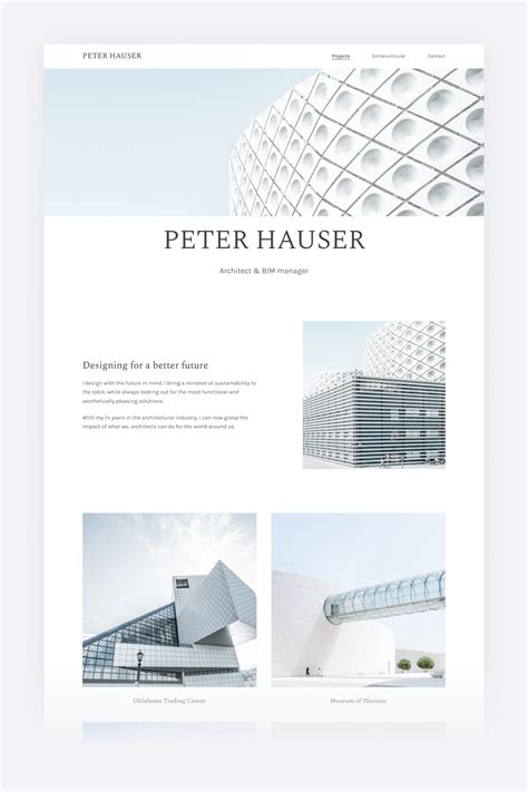 Architecture Portfolio Templates - Printable Templates