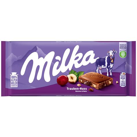 Milka Trauben-Nuss 100g | Online kaufen im World of Sweets Shop