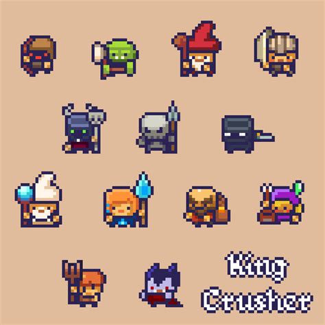 Pixel Art with King Crusher