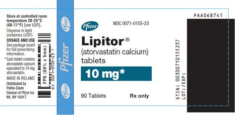 Lipitor - FDA prescribing information, side effects and uses