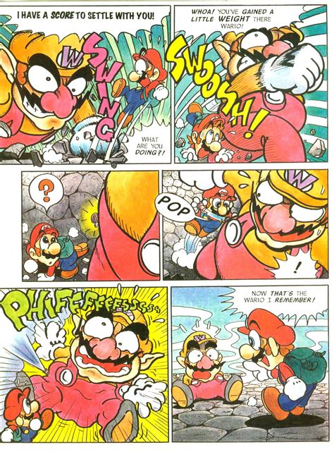 Super Luigi Bros - Mario vs. Wario Comic Issue. 1 from Nintendo Power ...