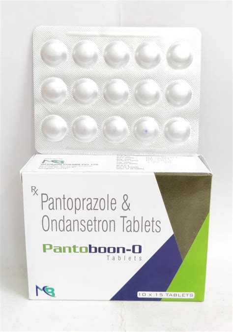 Pantoprazole and Ondansetron tablets | Mediboon Pharma