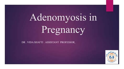 Adenomyosis in Pregnancy.pptx