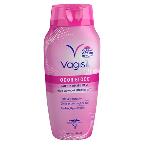 Vagisil Odor Block Daily Intimate Vaginal Feminine Wash, 12 oz., 1 Pack ...