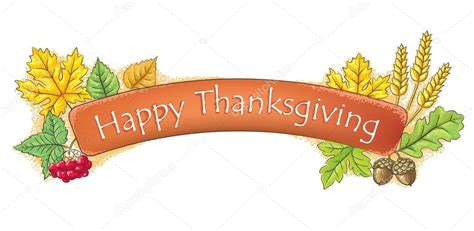 Happy Thanksgiving banner Stock Vector by ©pinkkoala 54815357