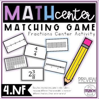 Fractions Math Game by PS iTeach | TPT