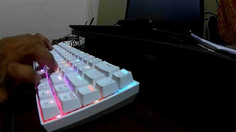 Mechanical keyboard Sound Test - E Yooso Z686 Red switch sound #shorts ...