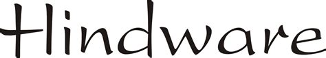 Help me identify this 'Hindware' logo font. : identifythisfont