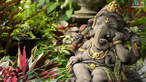 Download Ganesh 3d Garden Statue Wallpaper | Wallpapers.com