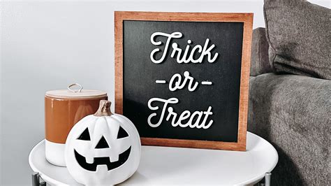 How to Make a DIY Trick or Treat Sign | CraftCuts.com