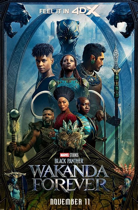 Black Panther: Wakanda Forever | Promotional poster | 4DX - Marvel ...