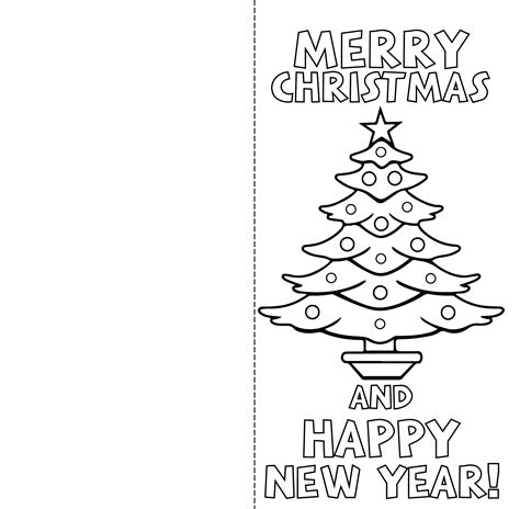 Printable Coloring Christmas Cards - Printable Word Searches