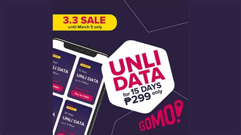 GOMO offers unli data promos until March 5 » YugaTech | Philippines ...